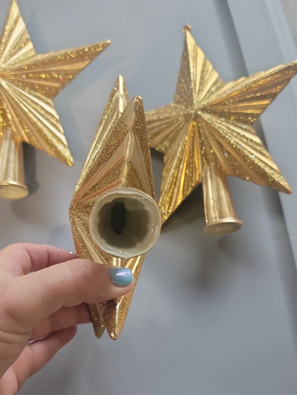 Gold Star Ornaments